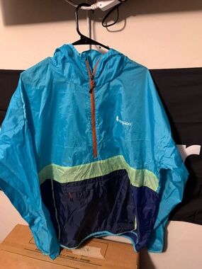 Cotopaxi pullover rain jacket